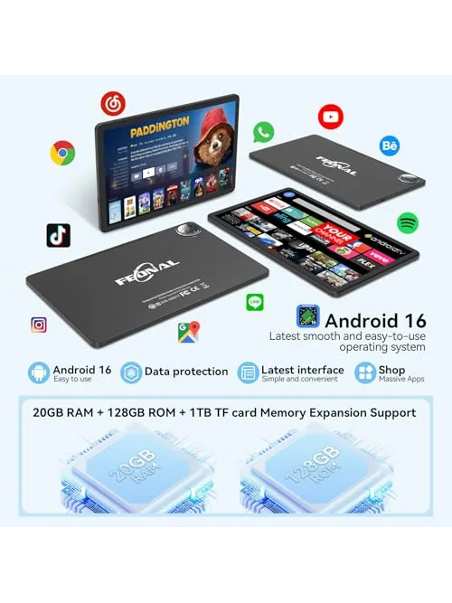 Планшет FEONAL 11 дюймов Android 16 — 3