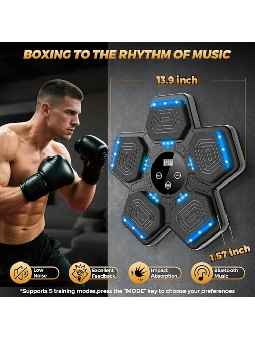 LOLBOX Music Boxing Machine боксёрский тренажёр умный — изображение 2 из 6, чёрный