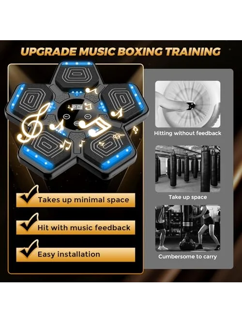 LOLBOX Music Boxing Machine боксёрский тренажёр умный — изображение 3 из 6, чёрный