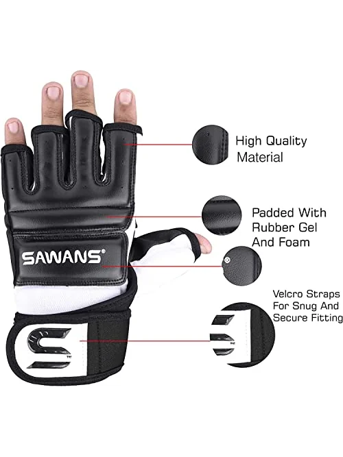 SAWANS боксёрские перчатки — изображение 2 из 7, черный