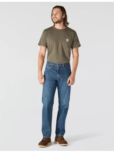 Carhartt мужские джинсы прямого свободного кроя — 6