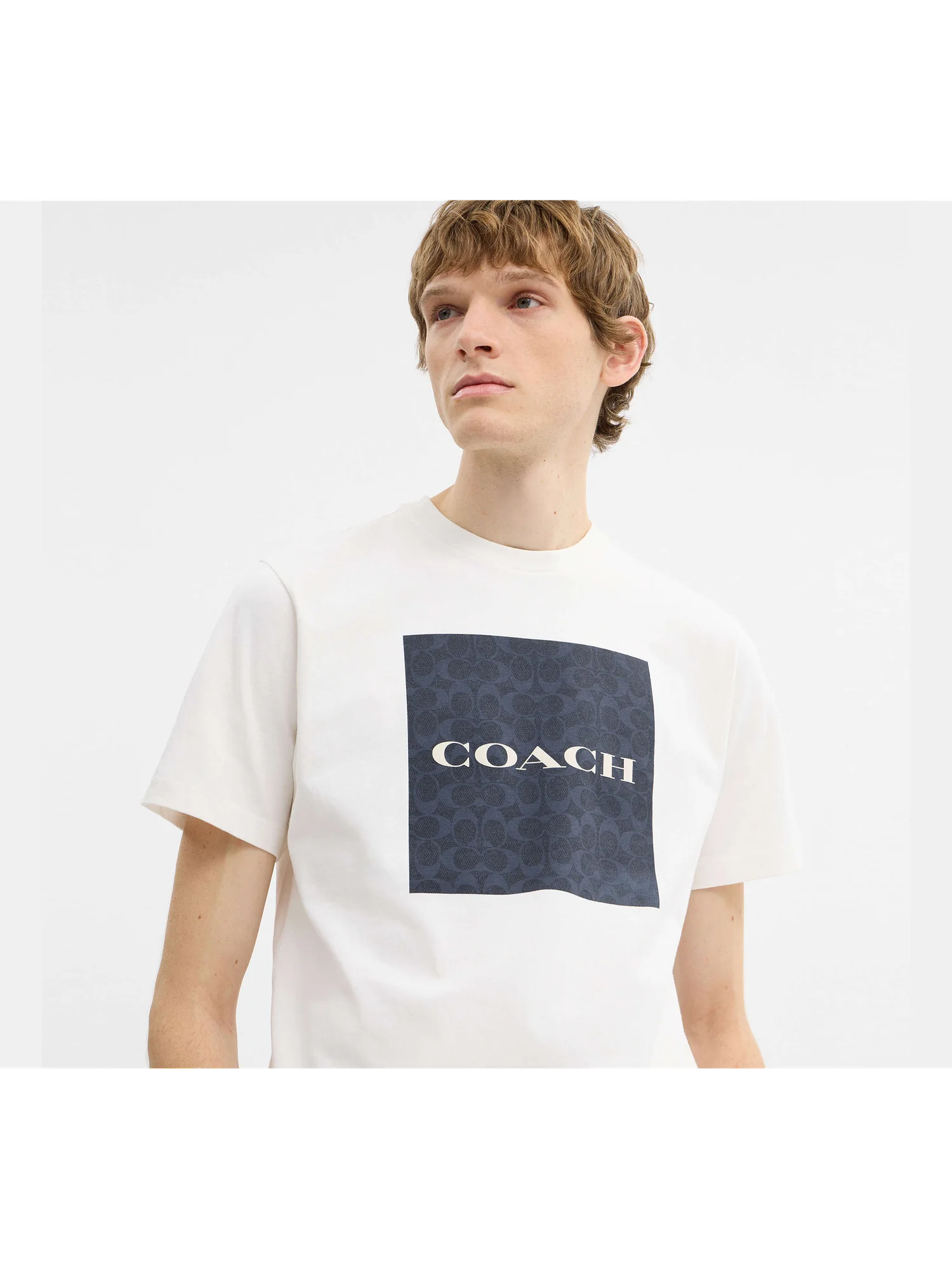 Футболка Coach из органического хлопка с сигнатурным принтом — 6