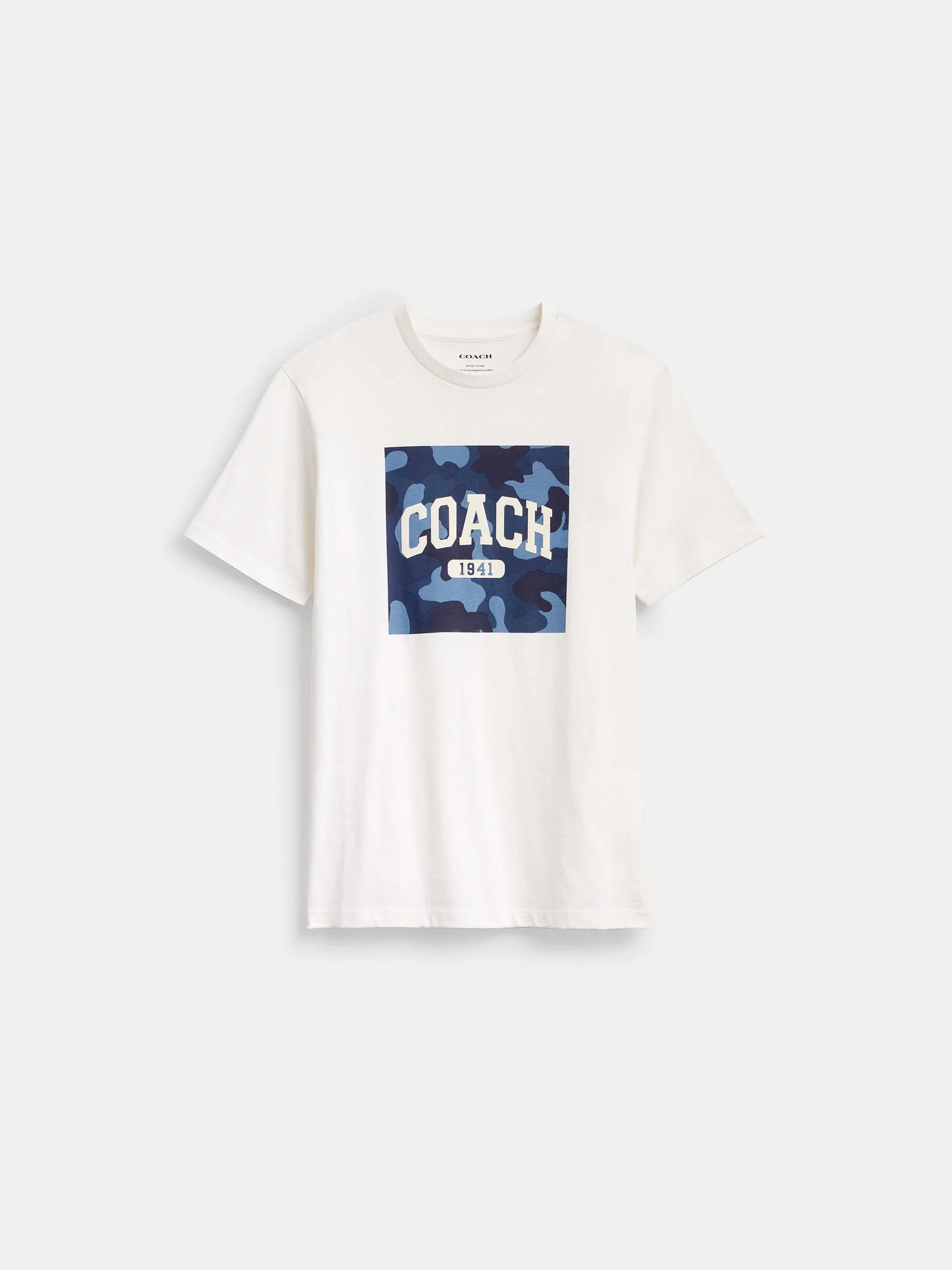 Футболка Coach Camo Square — изображение 11 из 16, молочный