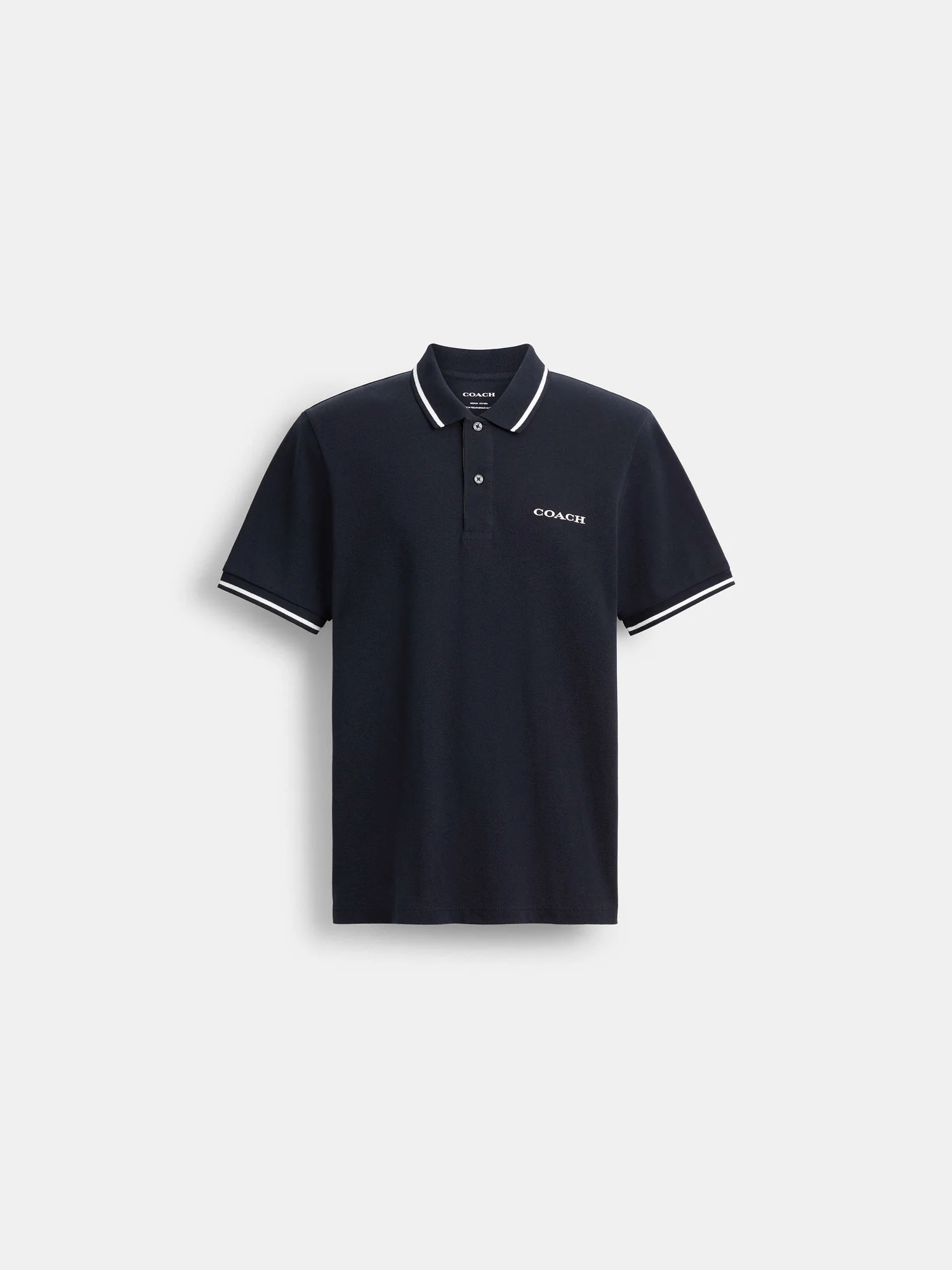 Поло Coach Signature с окантовкой — 15