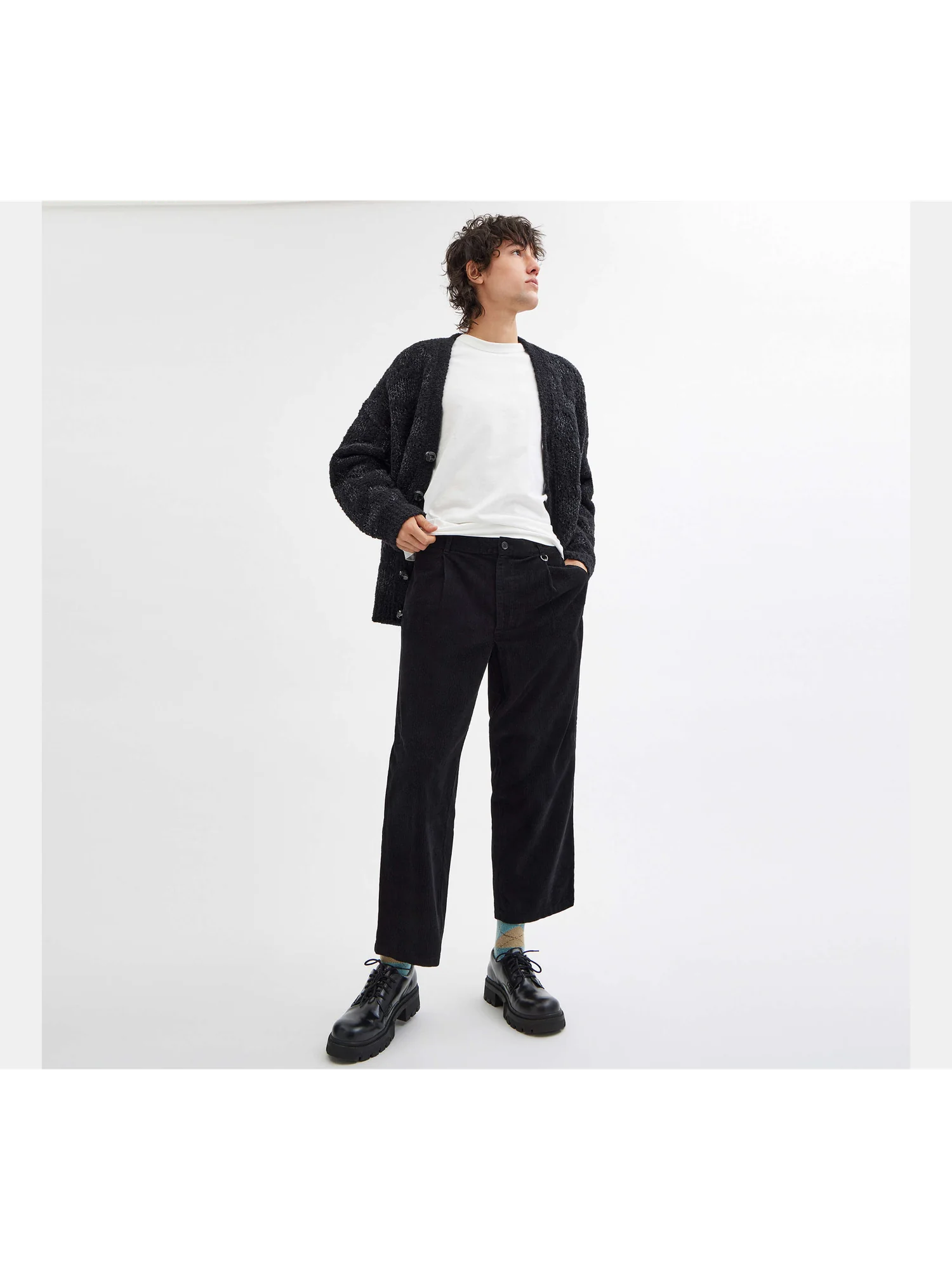 Вельветовые брюки Coach черного цвета — 16