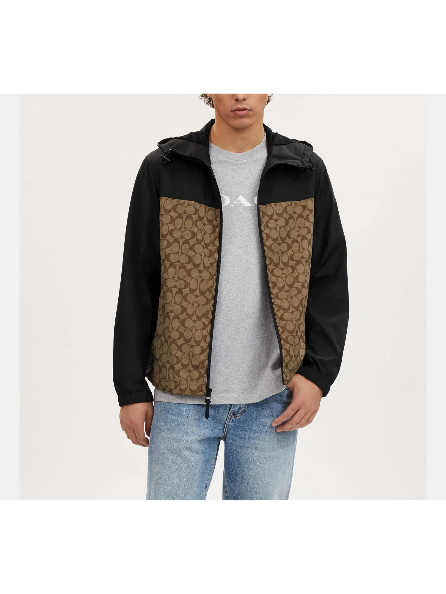 Ветровка Coach Signature на молнии — 12