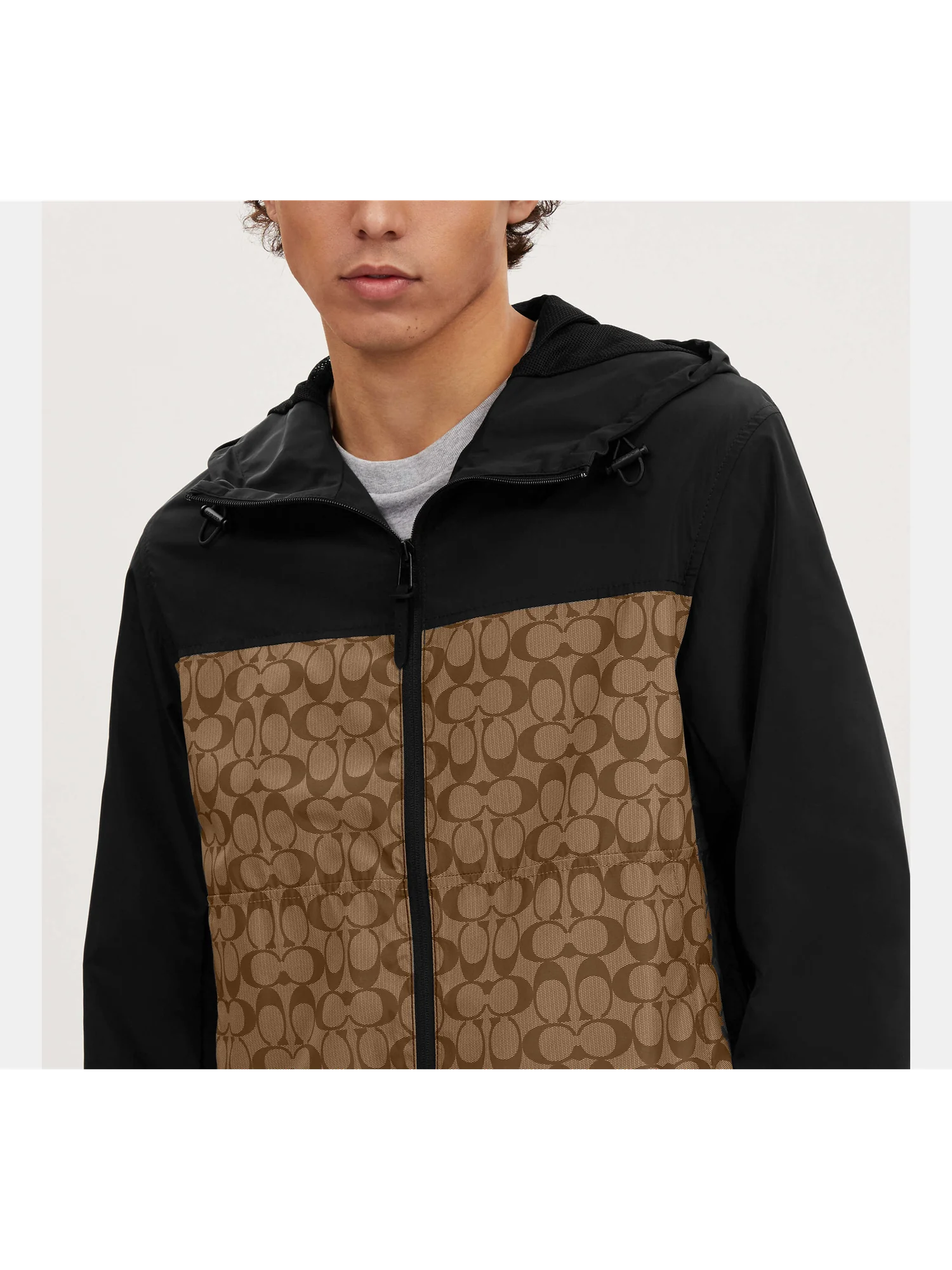 Ветровка Coach Signature на молнии — 6