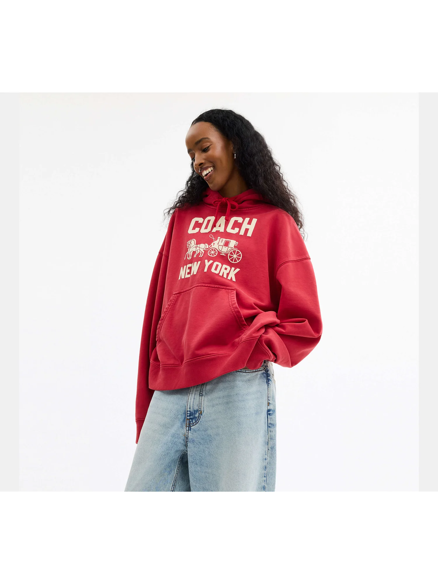 Худи Coach с принтом «Лошадь и карета» — 11