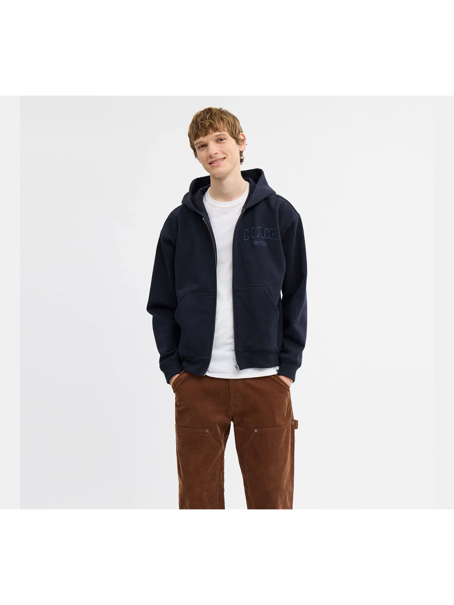 Худи Coach Boxy на молнии — 4