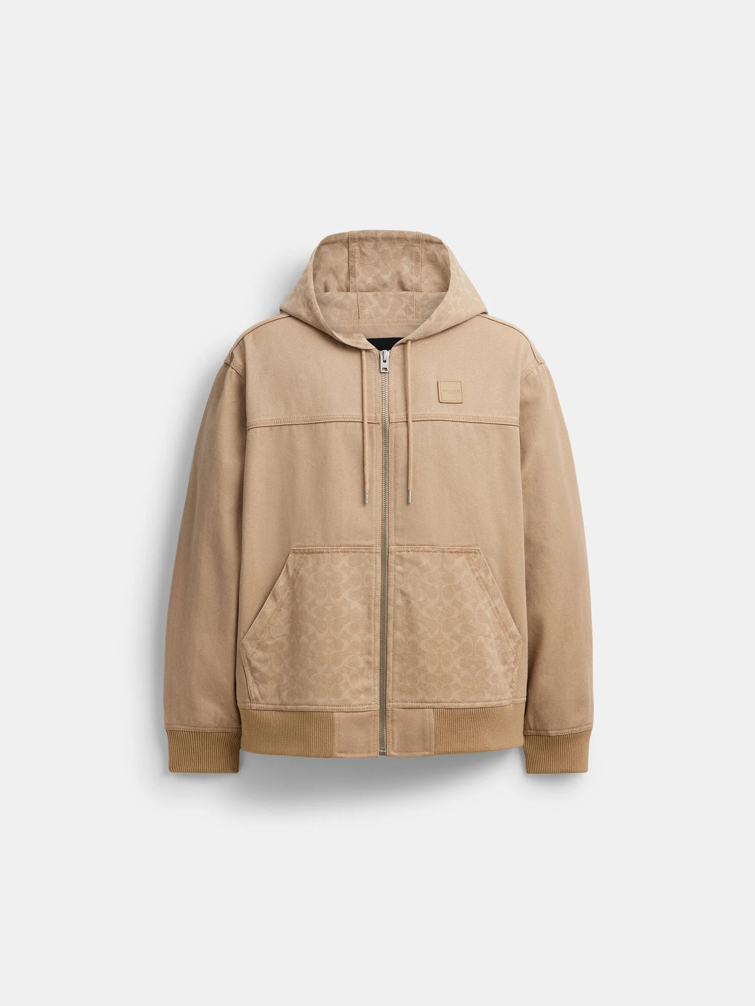 Куртка Coach с капюшоном на молнии — 7