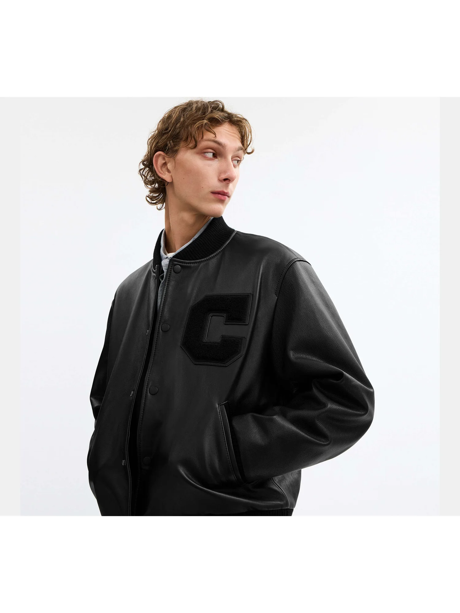 Кожаная куртка Varsity — 2