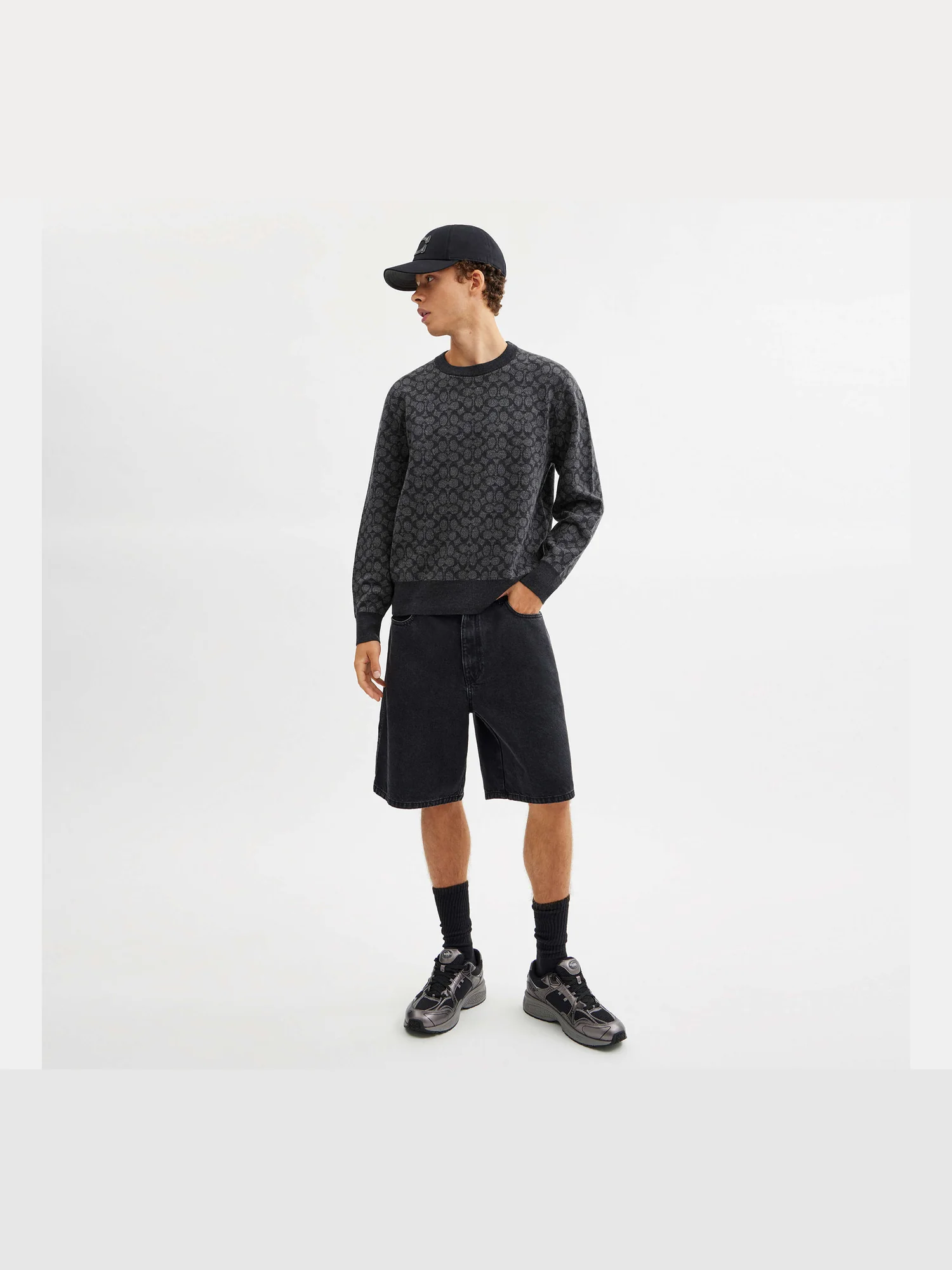 Мужской джемпер Coach с фирменным узором — 8