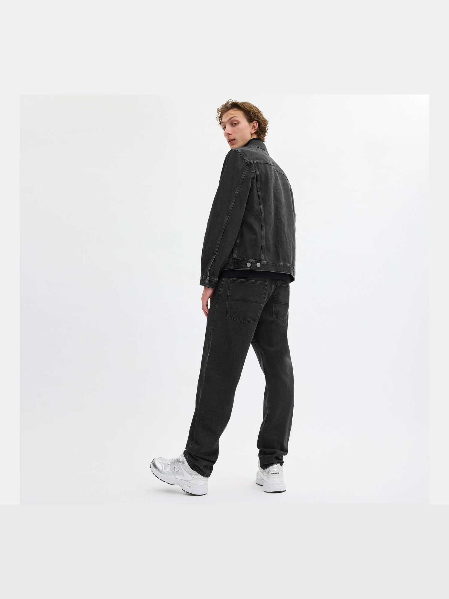 Зауженные джинсы Coach из органического хлопка — 9
