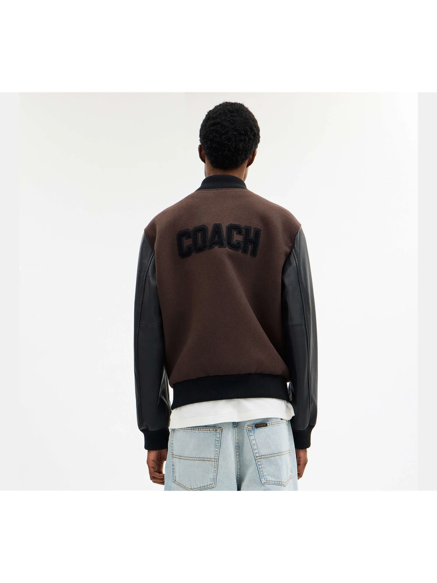 Шерстяная университетская куртка Coach — 9