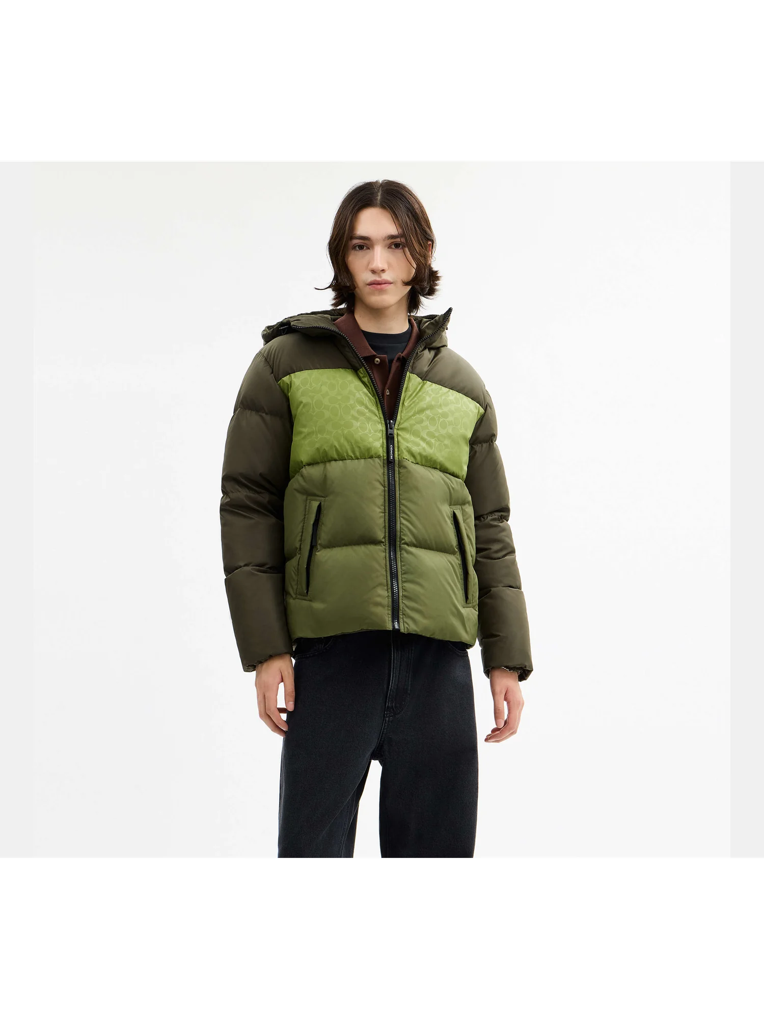 Пуховик Colorblock — 4