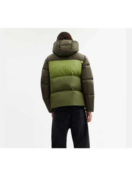Пуховик Colorblock