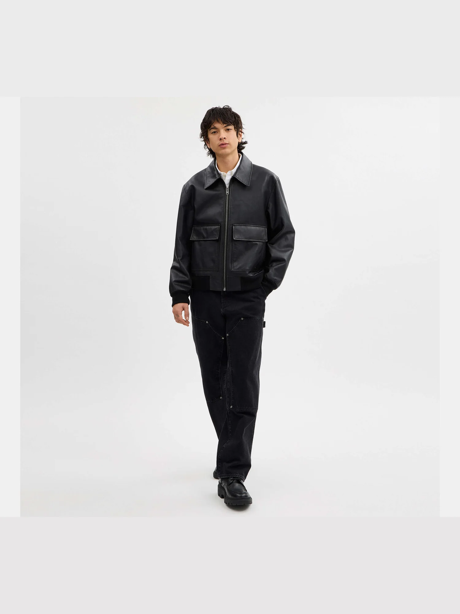 Кожаная куртка-бомбер Coach — 4