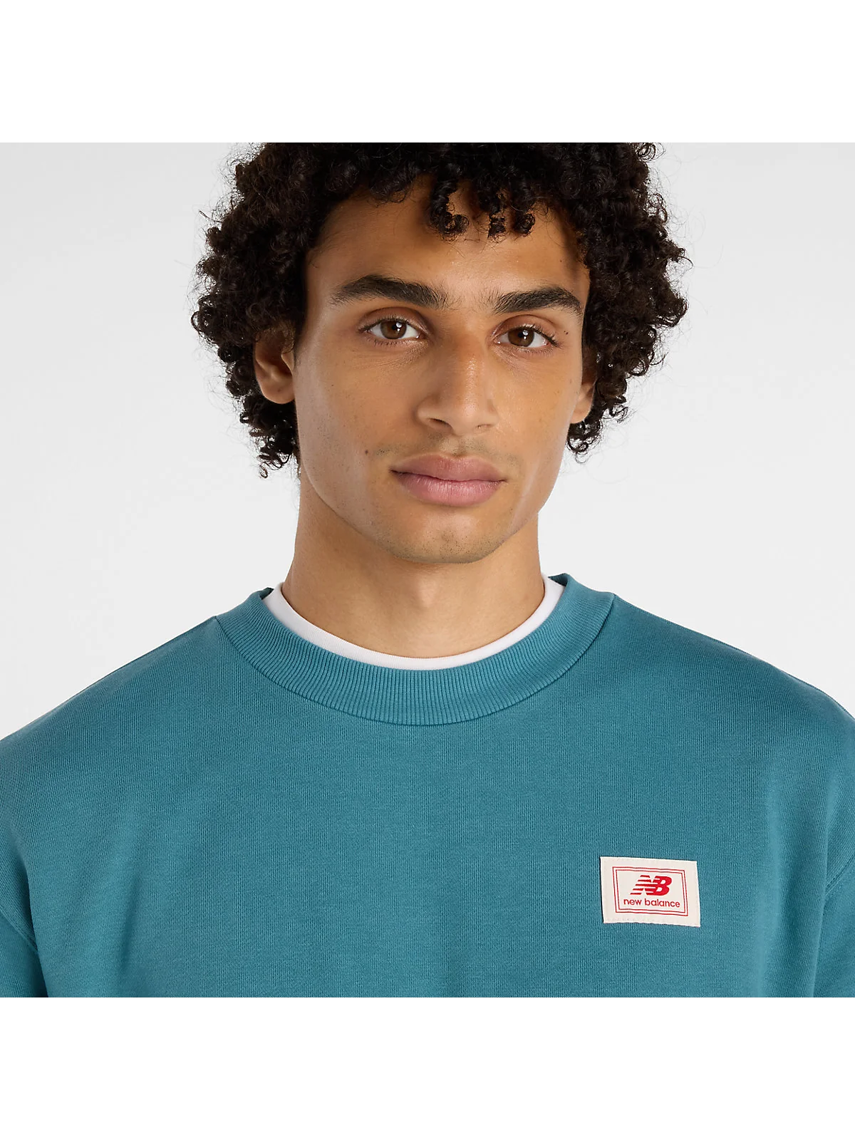 Мужской свитшот New Balance Woven Label — 2