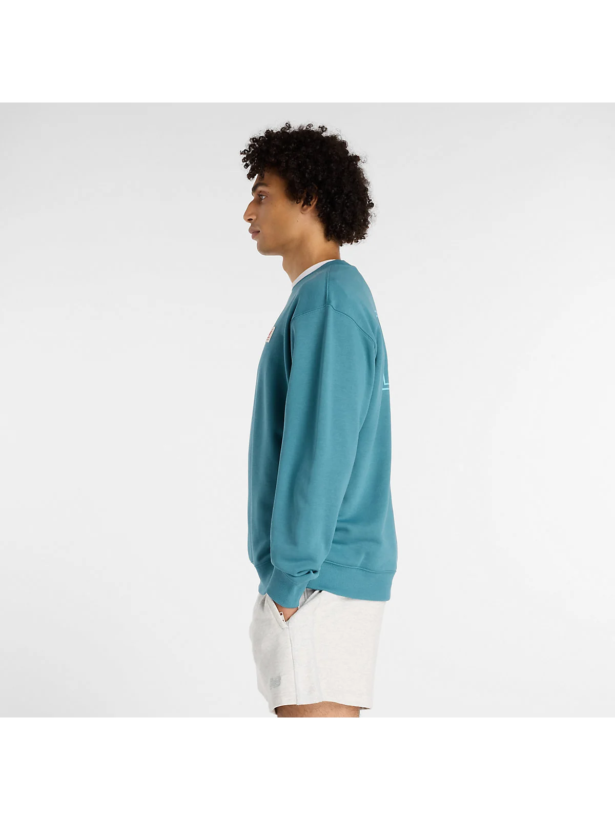 Мужской свитшот New Balance Woven Label — 4