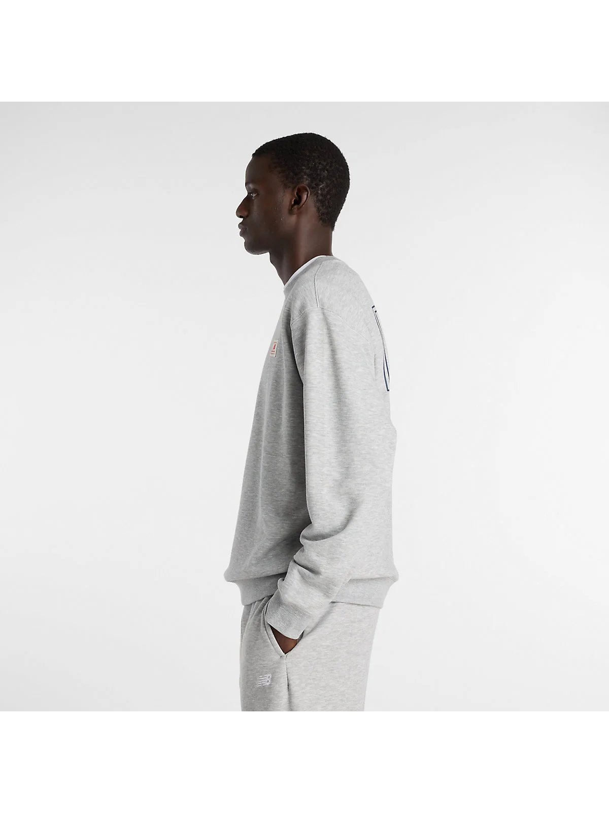 Мужской свитшот New Balance Woven Label — 4