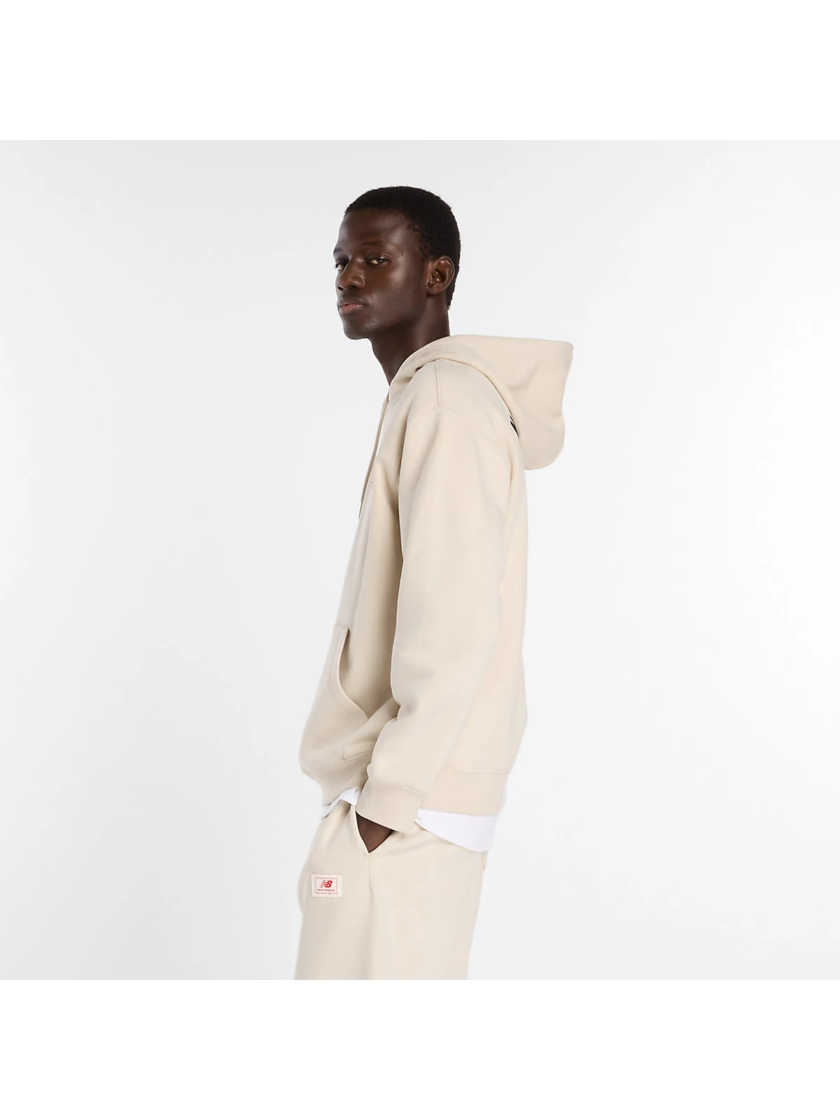 Мужское худи New Balance Woven Label — 4