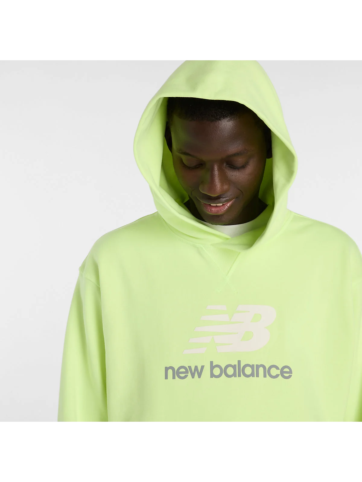 Худи New Balance Athletics French Terry зеленое — 3