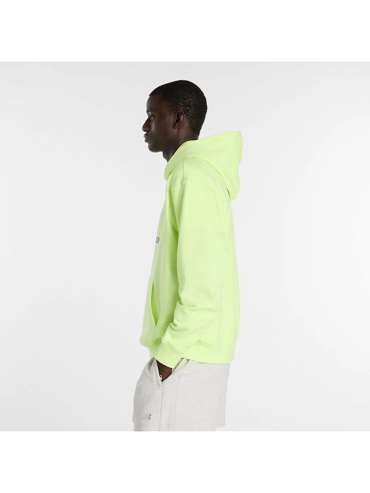 Худи New Balance Athletics French Terry зеленое — 5