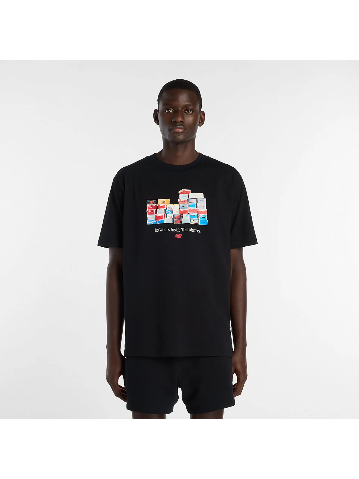 Футболка New Balance Boxes с принтом — 1