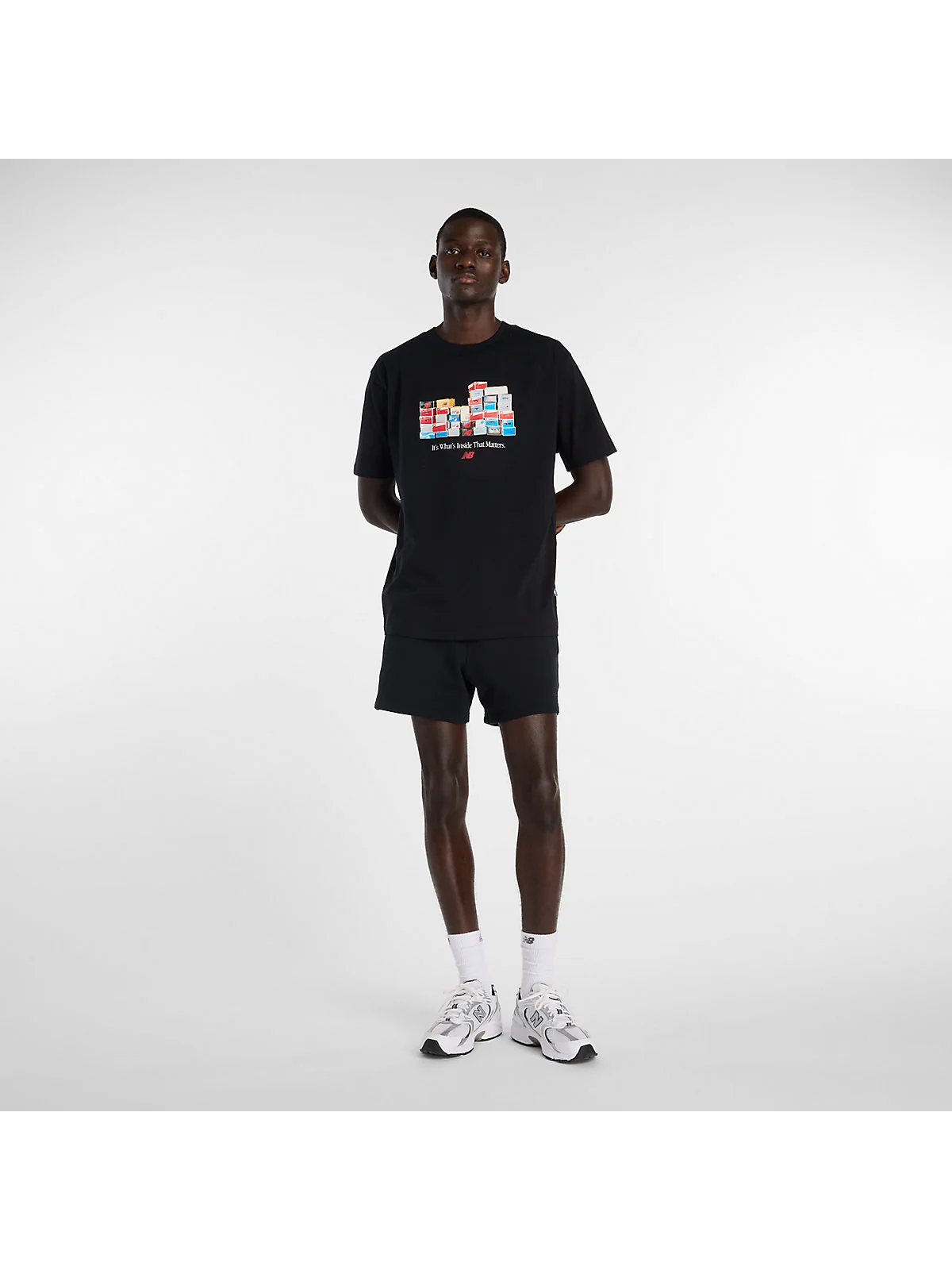 Футболка New Balance Boxes с принтом — 2