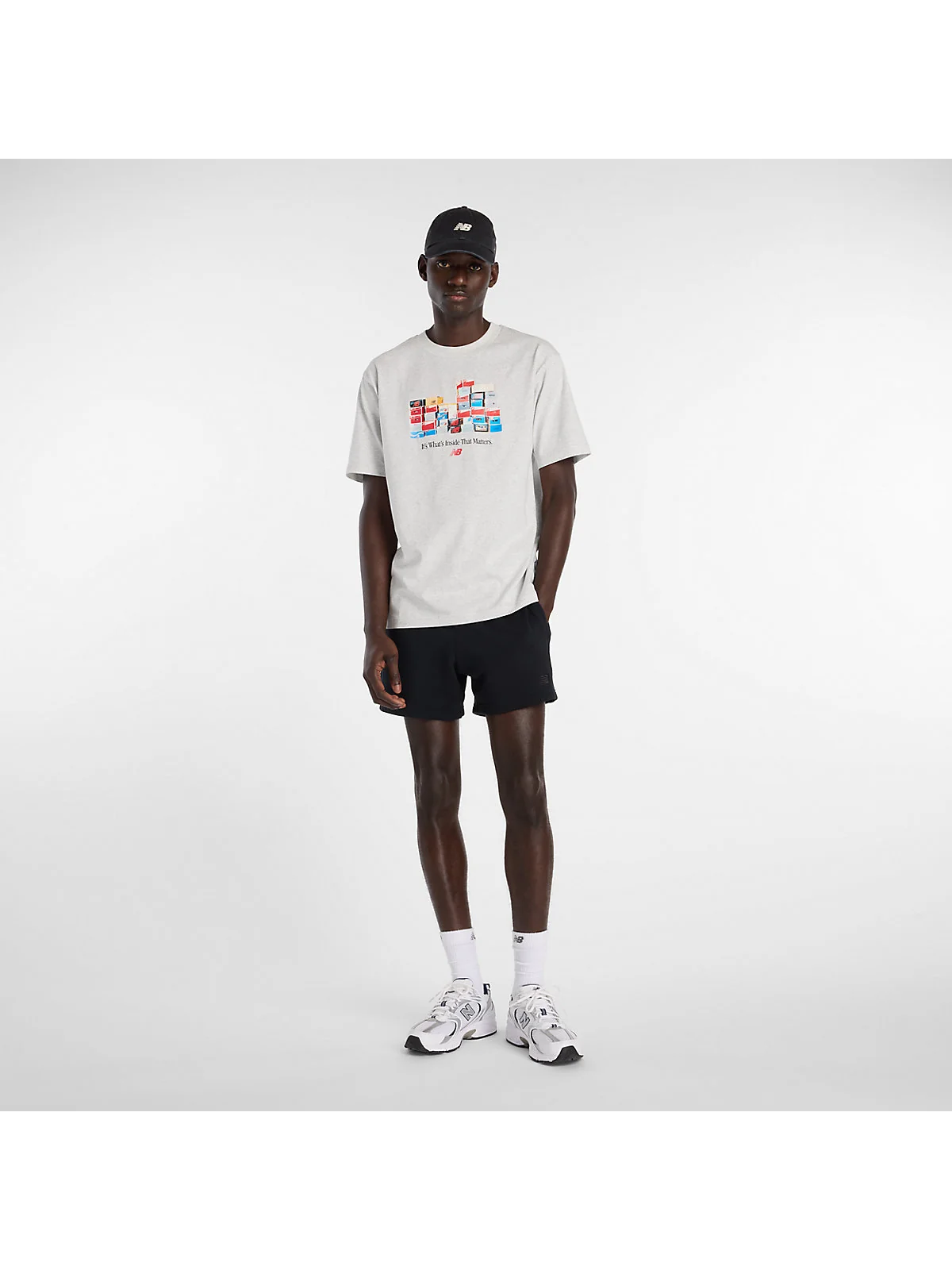 Футболка New Balance Boxes с принтом — 2