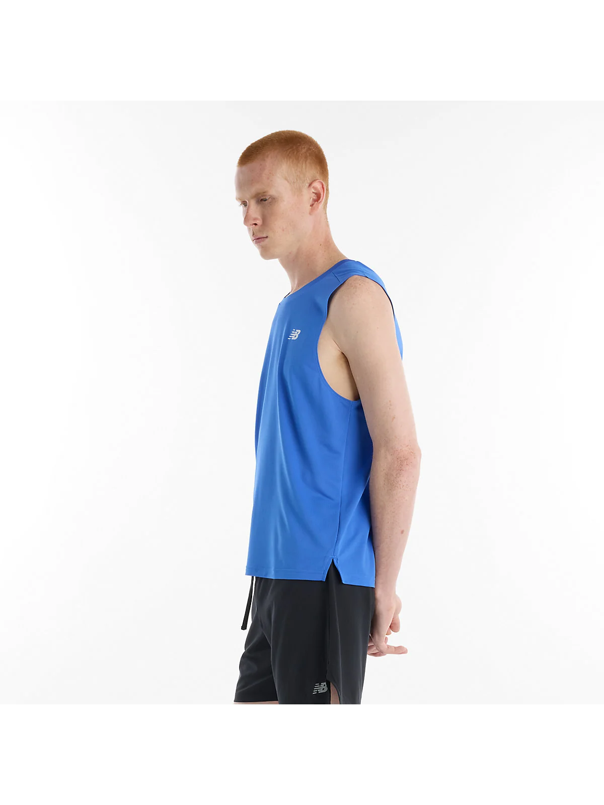 Майка New Balance Sport Tank синяя мужская — 4