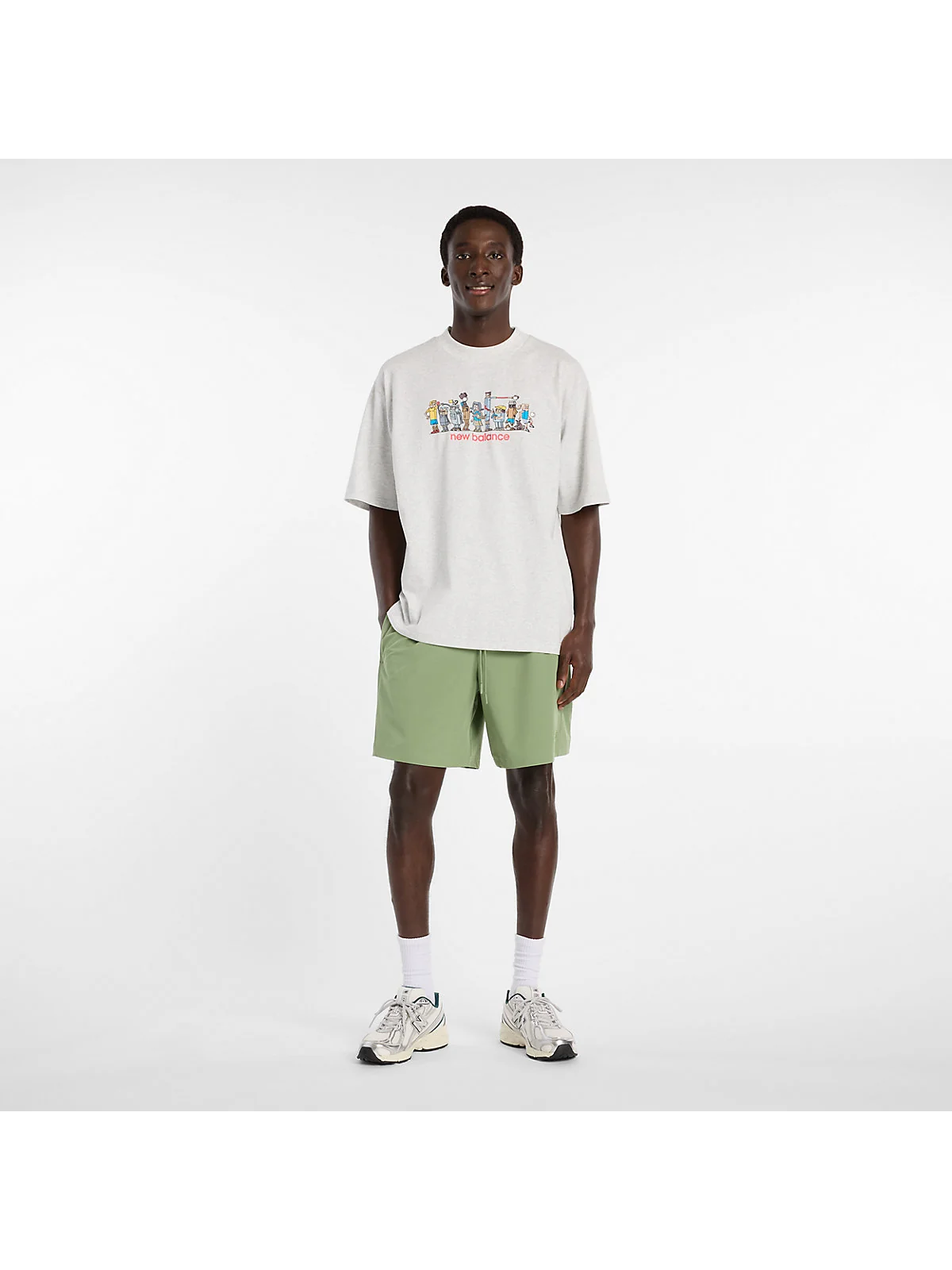 Оверсайз футболка New Balance Ghica Line Up — 2