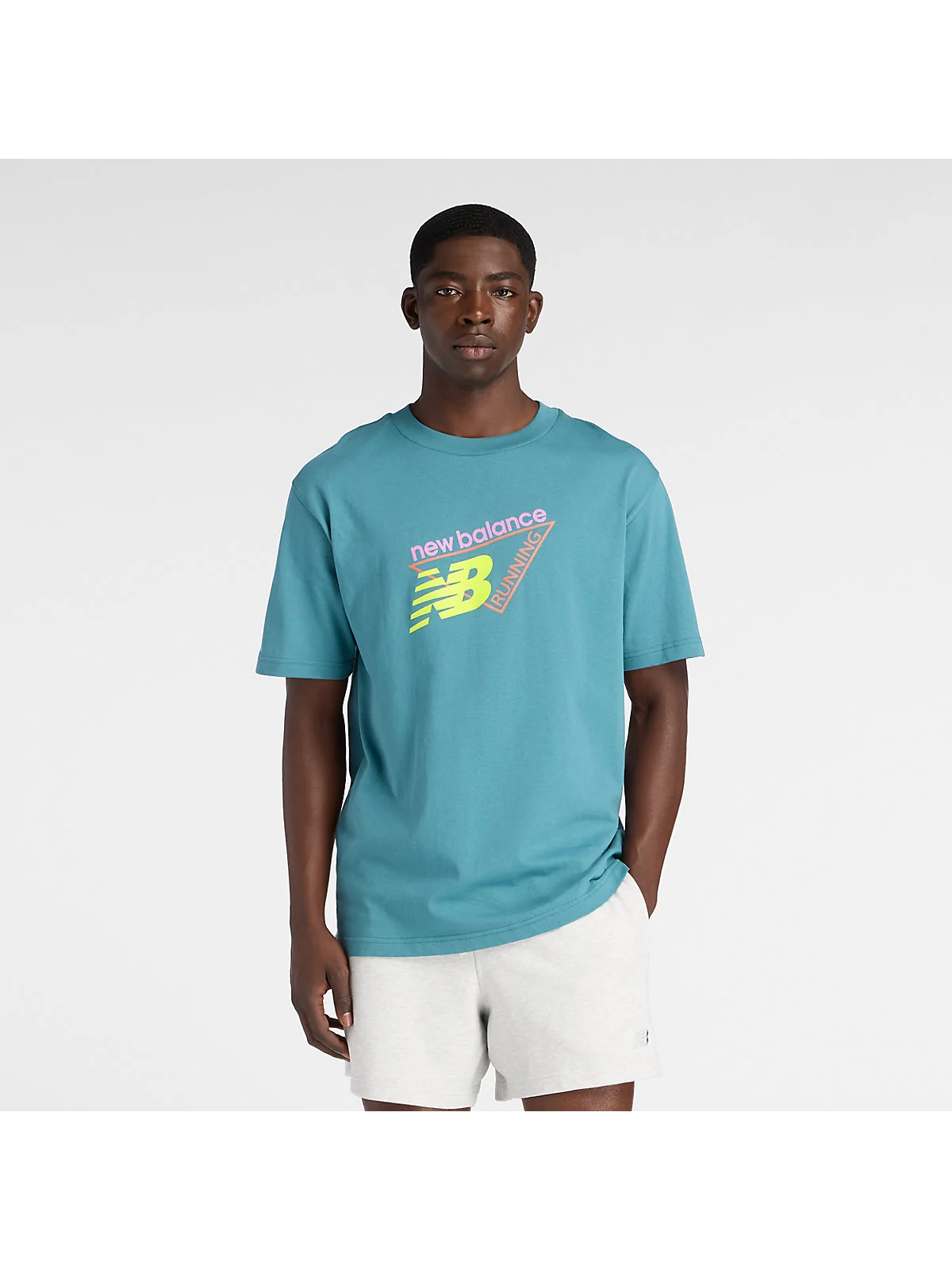 Мужская футболка New Balance Classic Tri-Logo — 1