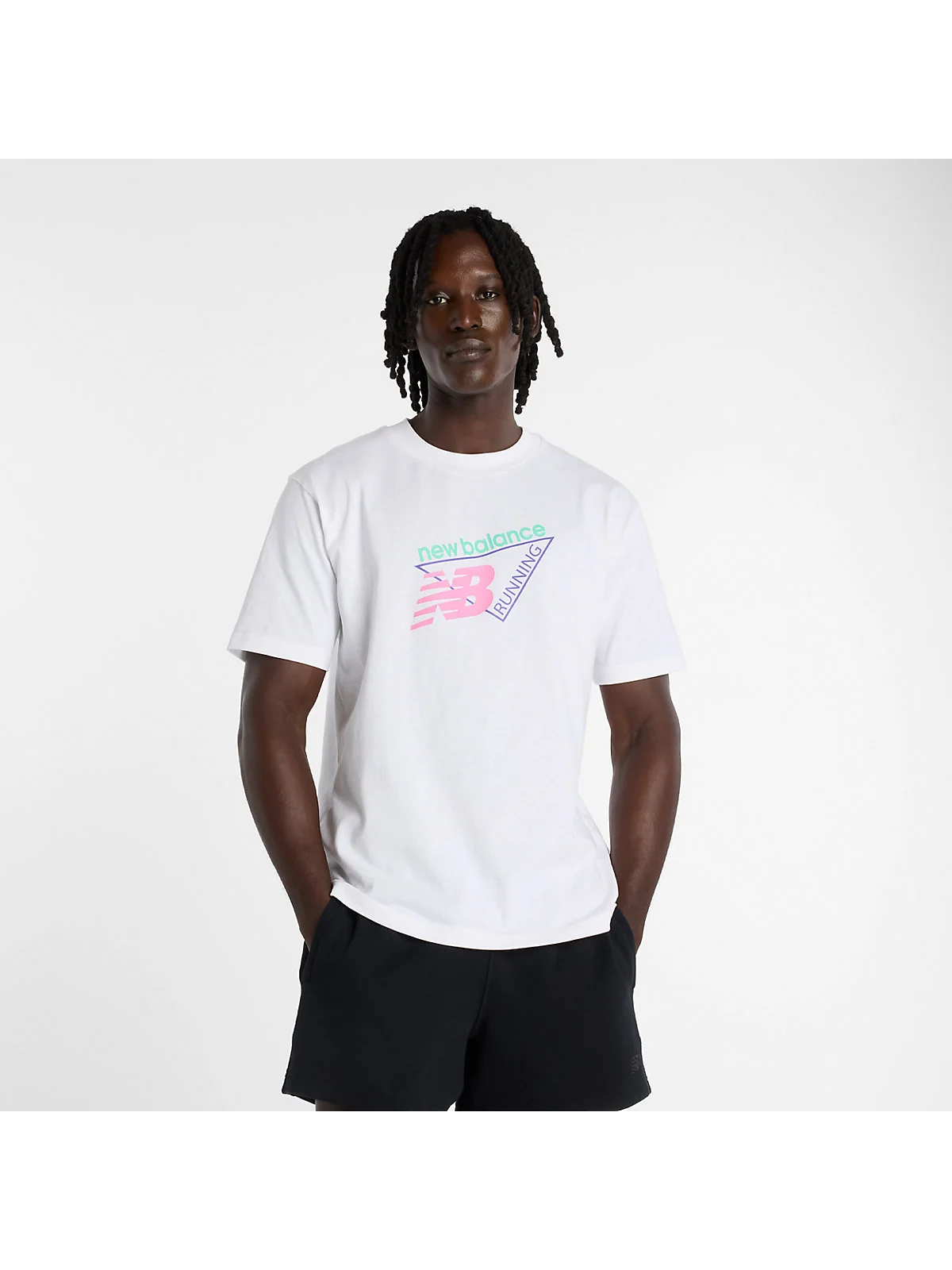 Мужская футболка New Balance Classic Tri-Logo — 1