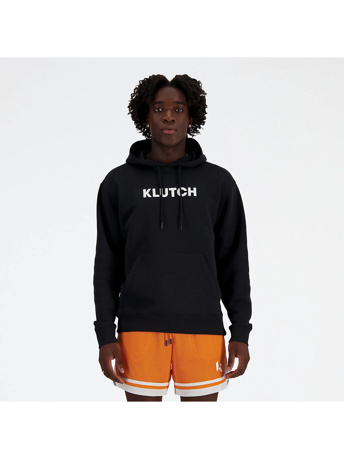 Худи New Balance Klutch X NB Fleece черное — 1