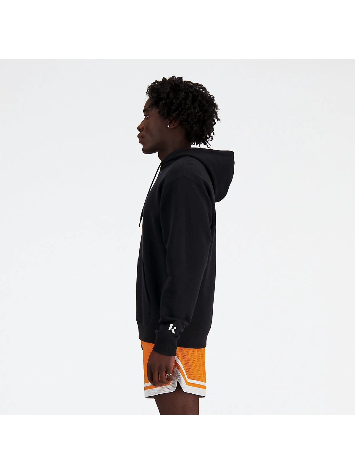 Худи New Balance Klutch X NB Fleece черное — 5
