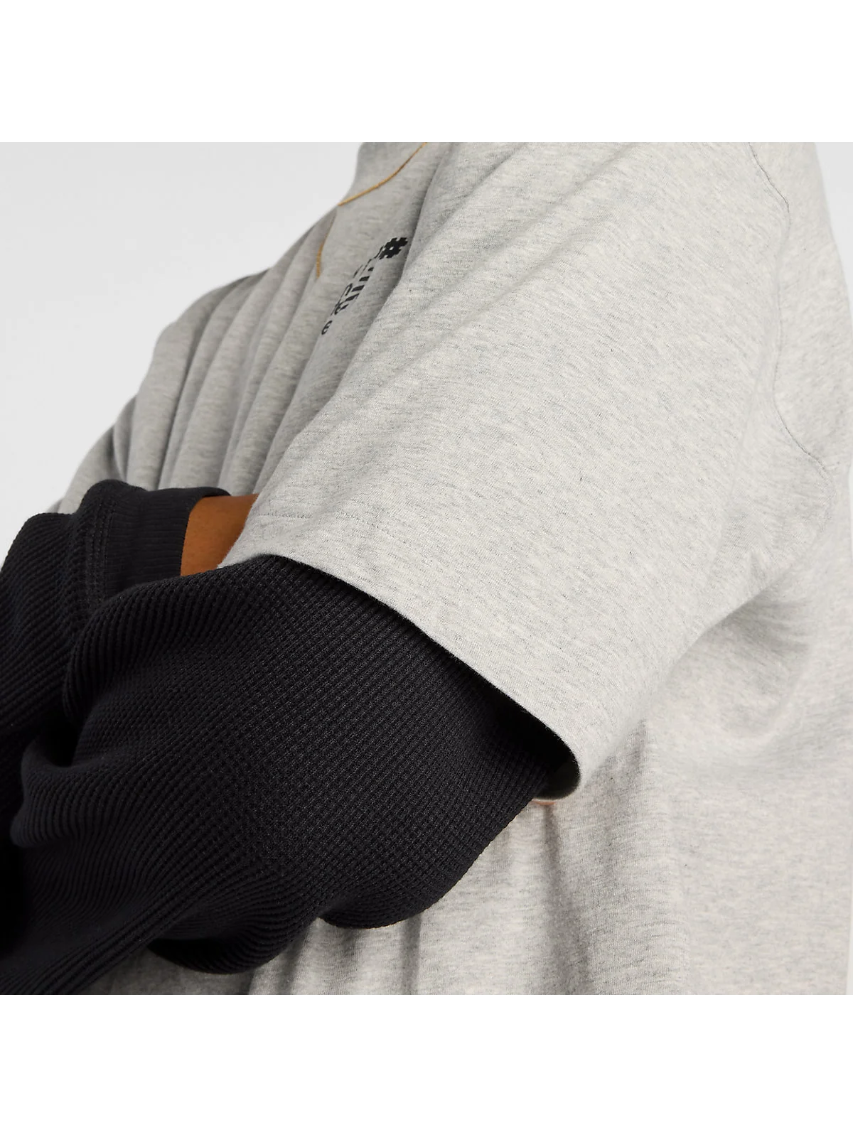 Футболка New Balance Numeric Small Logo серая — 7