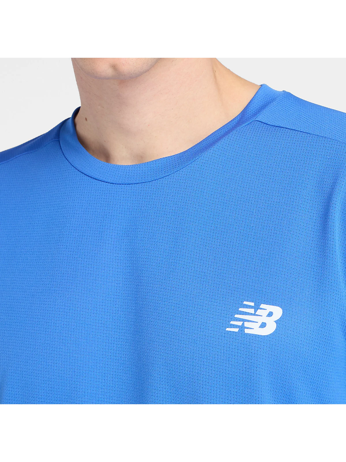 Футболка New Balance Sport Short Sleeve синяя — 2