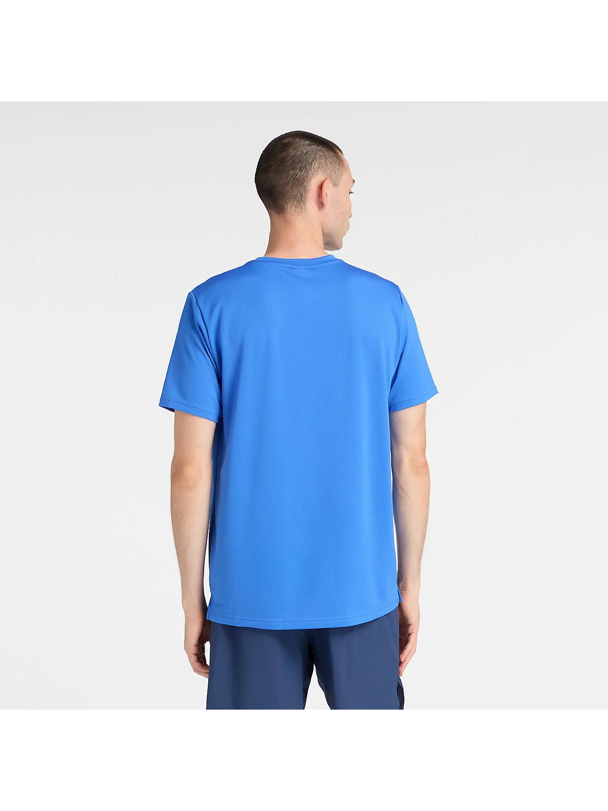 Футболка New Balance Sport Short Sleeve синяя — 3