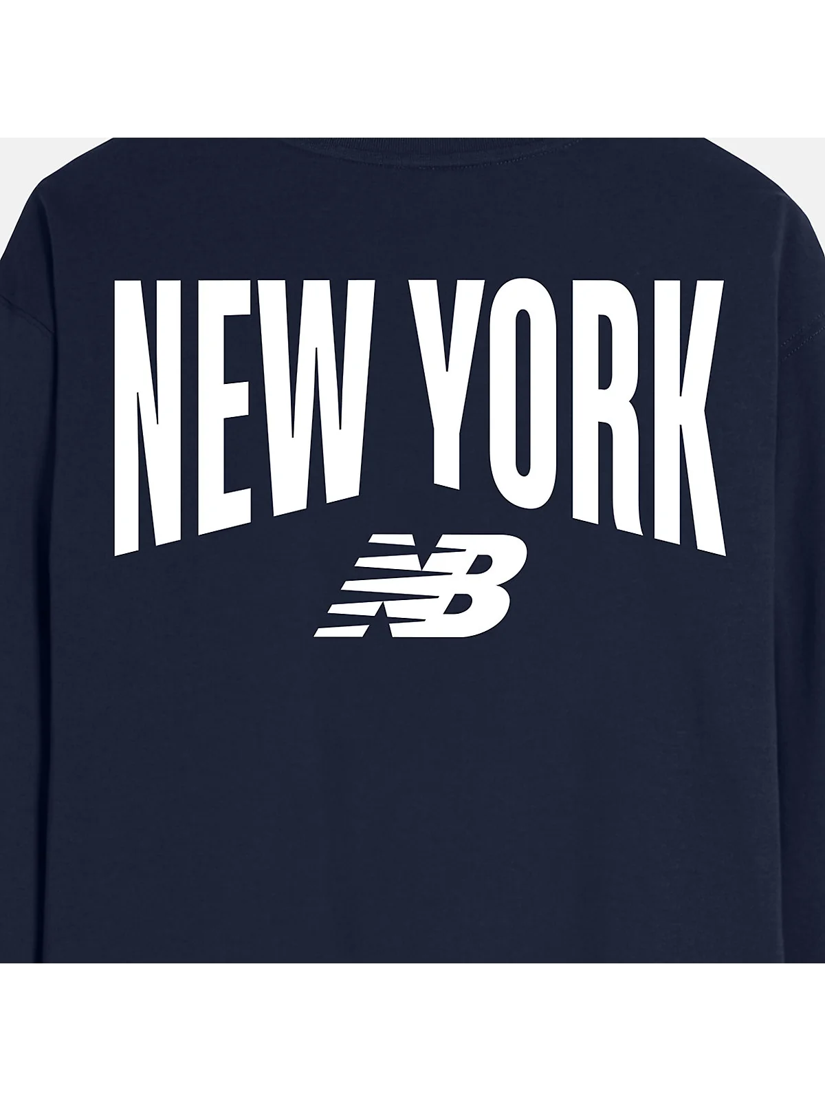 Лонгслив New Balance New York City темно-синий — 3