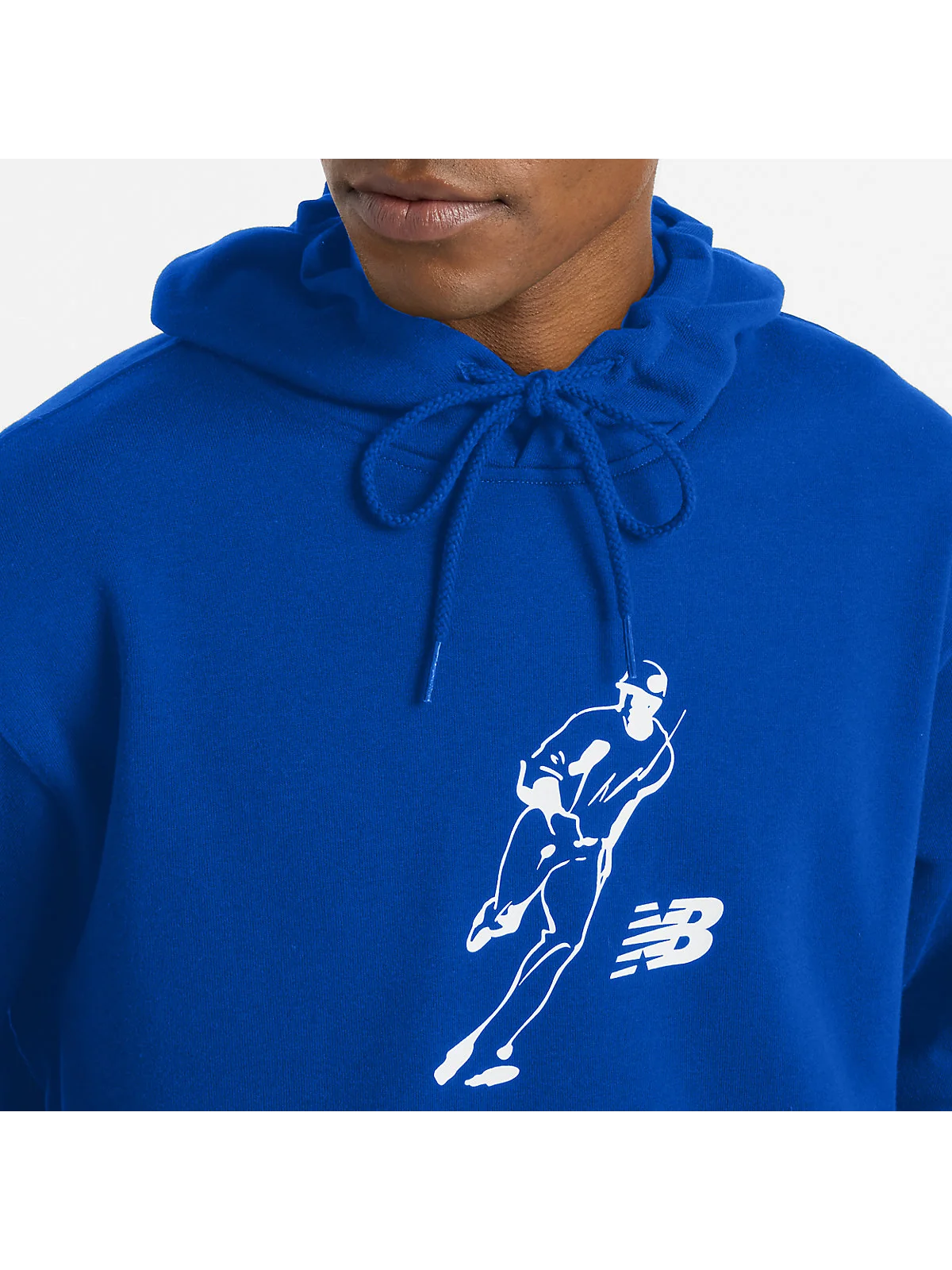 Худи New Balance Ohtani Logo Graphic синее — 3