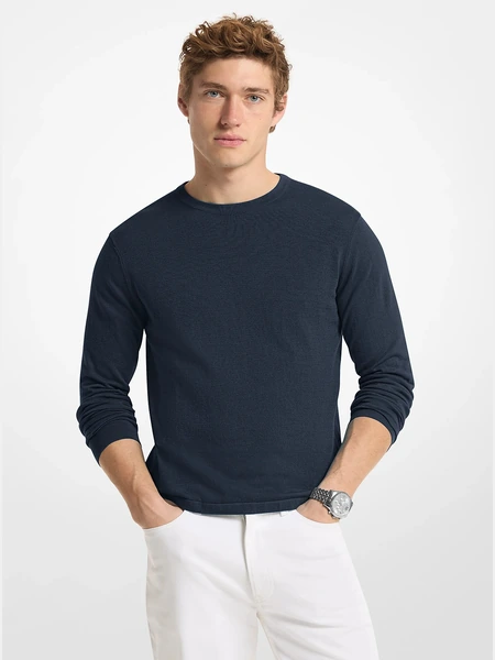 Хлопковый джемпер Michael Kors из джерси