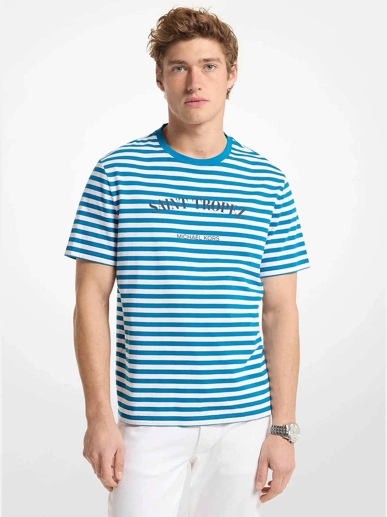 Футболка Michael Kors Saint Tropez в полоску — 1