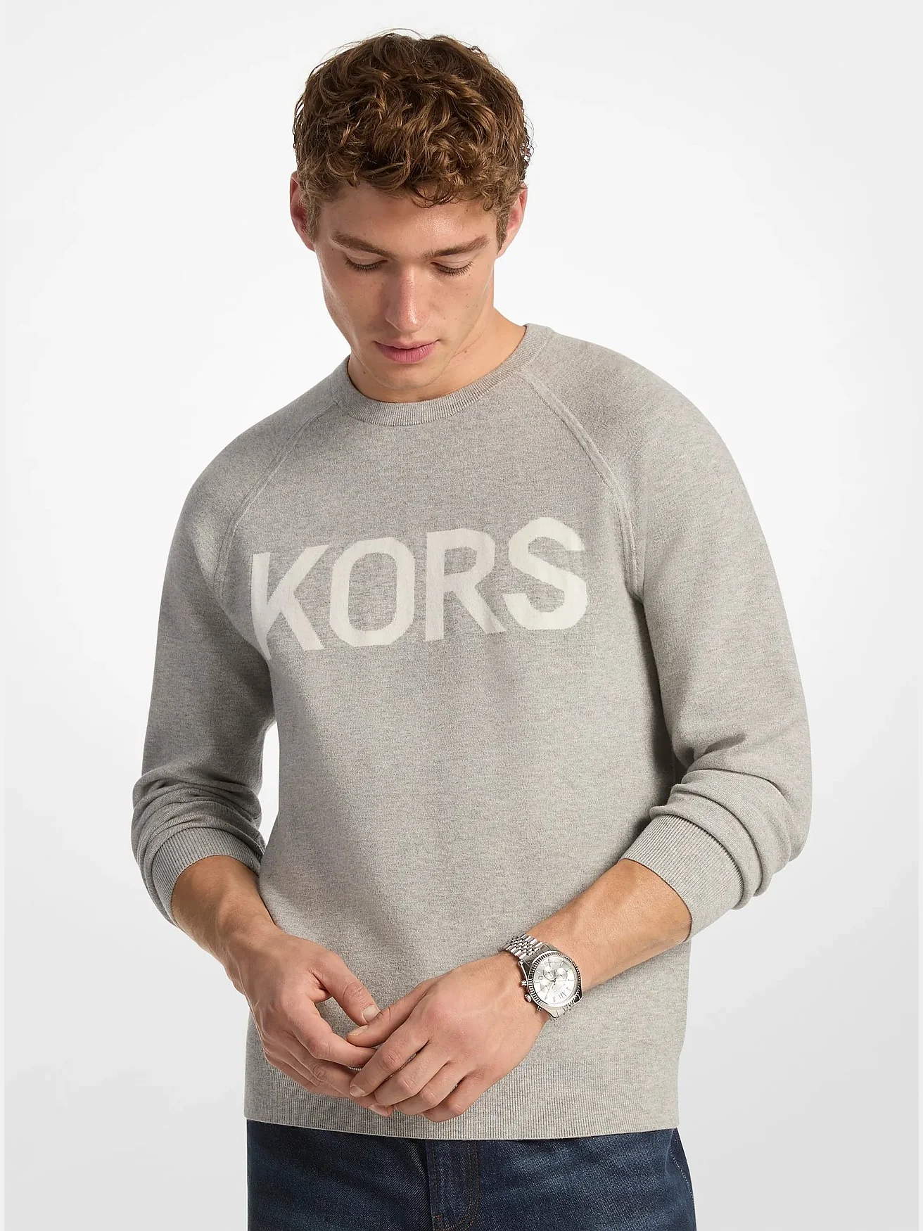 Свитер KORS фактурной вязки — 1