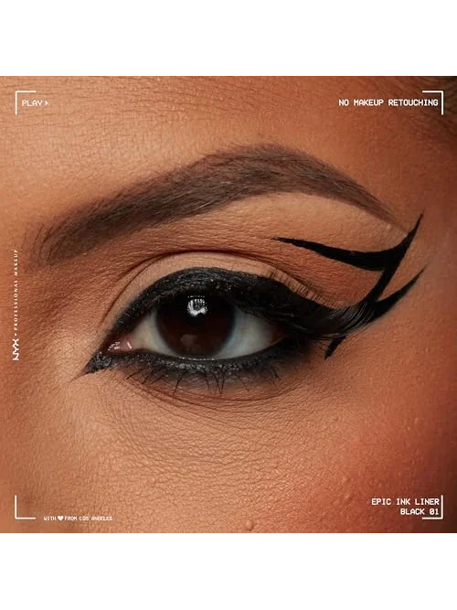 NYX PROFESSIONAL MAKEUP Epic Ink Liner подводка черная водостойкая — 4
