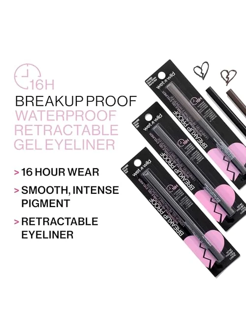 wet n wild Mega Last Breakup Proof водостойкая подводка для глаз — 3