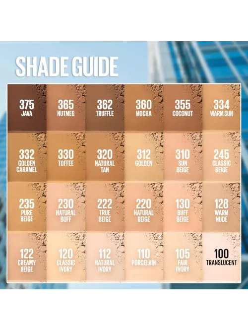 Maybelline Fit Me пудра компактная матирующая, 220 натуральный бежевый — 5