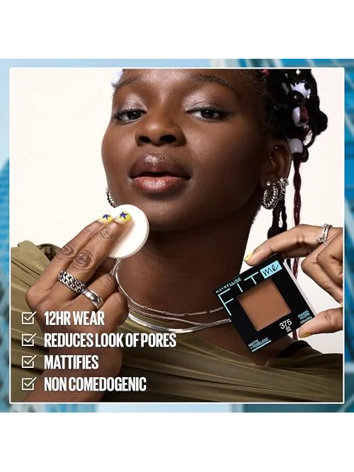 Maybelline Fit Me пудра компактная матирующая, 220 натуральный бежевый — 6