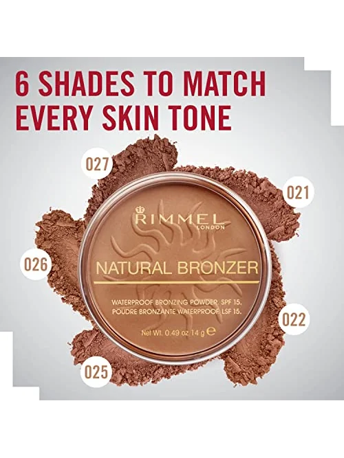 Rimmel London Natural Bronzer - пудра-бронзер матовая 0.49oz — 3