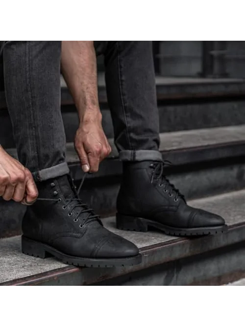 Мужские кожаные ботинки Thursday Boot Company Captain на шнуровке — изображение 2 из 7, разные цвета